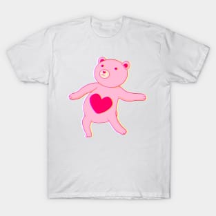 Pink dancing bear T-Shirt